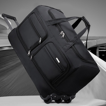 Nagy kapacitású kerekes utazótáska, kapacítás 20-35L, Oxford anyag, bővítés, csökkenti a terhelést, Yimu márka