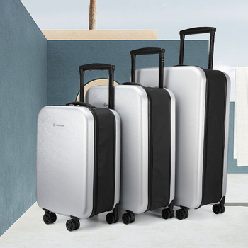 Valiză PC pliabilă cu roți (Material PC; Închidere cu fermoar; Încuietoare TSA cu combinație; Roți universale; Greutate 2,22 kg)