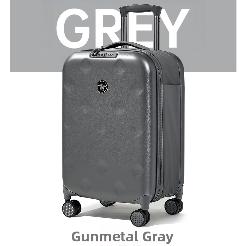 Valiză PC pliabilă cu roți (Material PC; Închidere cu fermoar; Încuietoare TSA cu combinație; Roți universale; Greutate 2,22 kg)