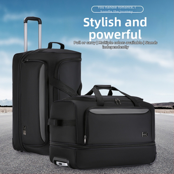 Trail αδιάβροχη ελαφριά τσάντα ταξιδιού με ρόδες – Oxford ύφασμα, unisex, αστικός μινιμαλισμός