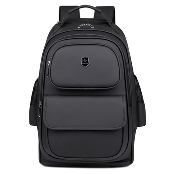 PU ταξιδιωτική τσάντα πλάτης, χωρητικότητας 20–35 L, κατάλληλη για φορητό έως 15 ιντσών, ιμάντες με αερόμαξιλάρι, επένδυση από πολυεστέρα