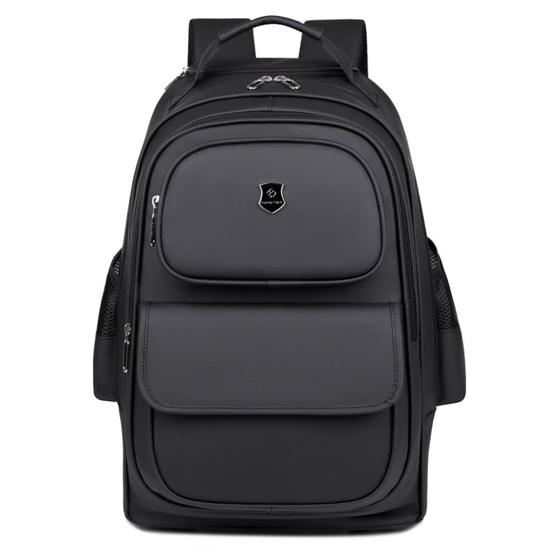 Rucsac de călătorie din PU, capacitate 20–35 L, compatibil cu laptop de 15 inchi, curele cu pernă de aer, căptușeală din poliester