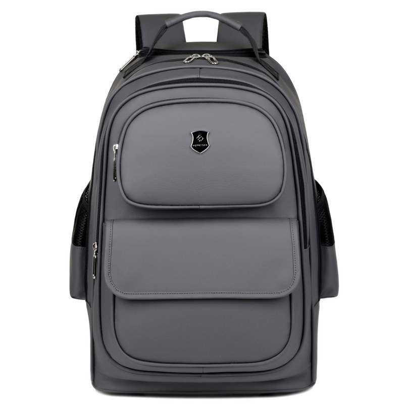 Rucsac de călătorie din PU, capacitate 20–35 L, compatibil cu laptop de 15 inchi, curele cu pernă de aer, căptușeală din poliester