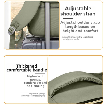 Τσάντα-πλάτης ταξιδιού από Oxford ύφασμα, συμβατή με φορητό υπολογιστή 16 ιντσών, χωρητικότητα 36–55L, καμπύλες ιμάντες ώμου, εξωτερικού αναψυχής στυλ