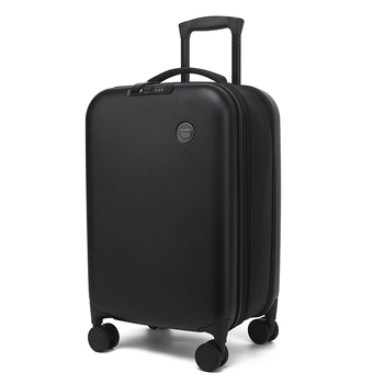 Αναδιπλούμενη βαλίτσα χειραποσκευών από PC, ελαφριά και ανθεκτική, TSA συνδυαστικό κλείδωμα, άνοιγμα με φερμουάρ, κυκλικοί τροχοί, βάρος 2,95 kg