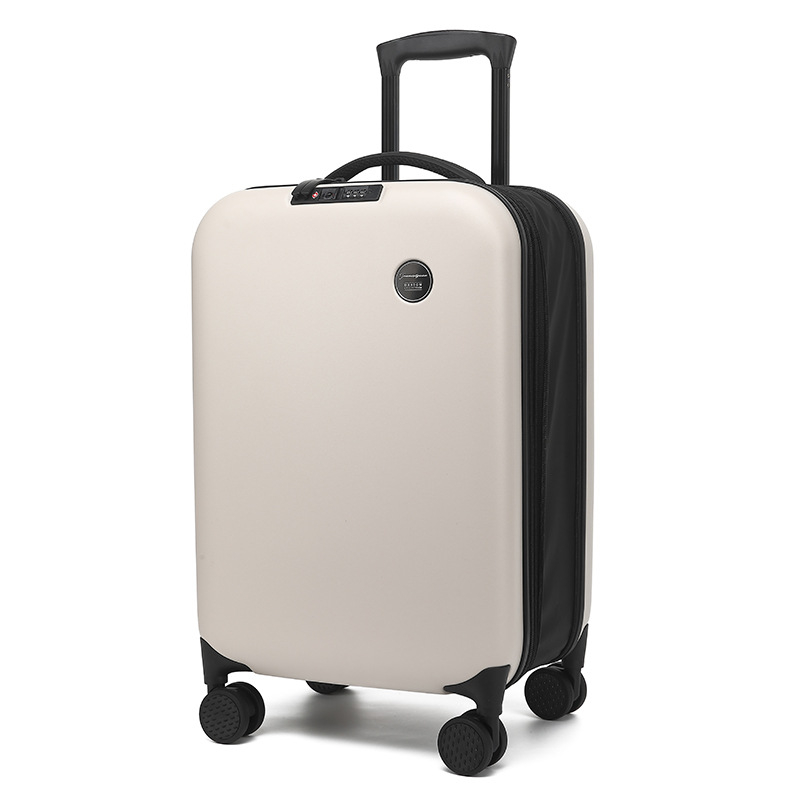 Összecsukható kézitáskás poggyász PC-ből, könnyű és kopásálló, TSA kombinált zár, cipzáras nyitás, univerzális kerekek