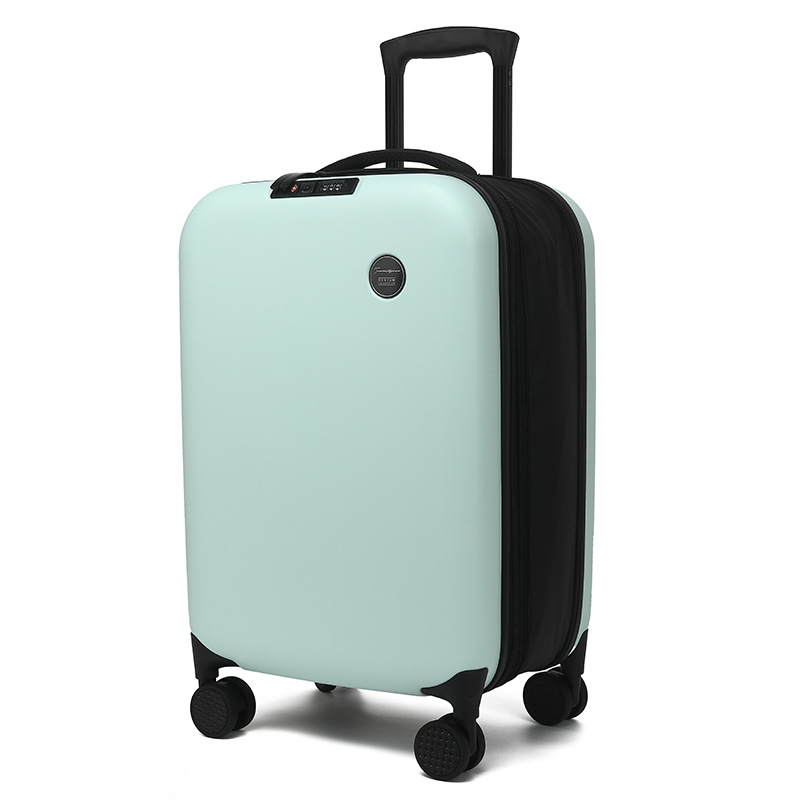 Összecsukható kézitáskás poggyász PC-ből, könnyű és kopásálló, TSA kombinált zár, cipzáras nyitás, univerzális kerekek