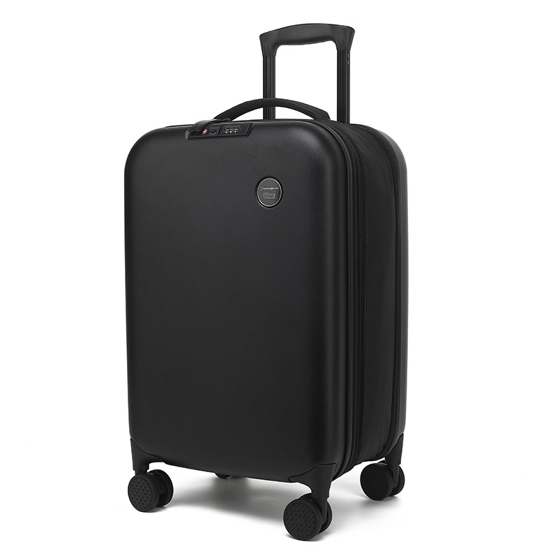 Összecsukható kézitáskás poggyász PC-ből, könnyű és kopásálló, TSA kombinált zár, cipzáras nyitás, univerzális kerekek