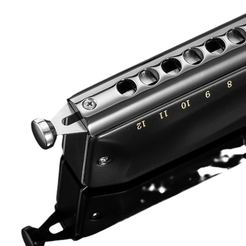 Напівмасштабна хроматична хармоника, 12 отвори, тоналност C, модел GM-0648, марка JDR