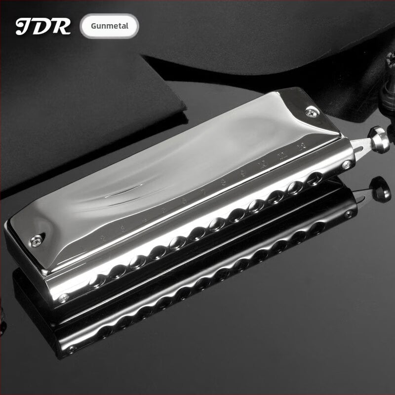 Напівмасштабна хроматична хармоника, 12 отвори, тоналност C, модел GM-0648, марка JDR