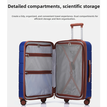 Valiză de mari capacitate ABS-PC, blocare TSA cu cod, roți universale, separare uscat-umed, suport pentru telefon, extensie