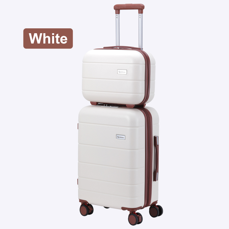 Valiză de mari capacitate ABS-PC, blocare TSA cu cod, roți universale, separare uscat-umed, suport pentru telefon, extensie