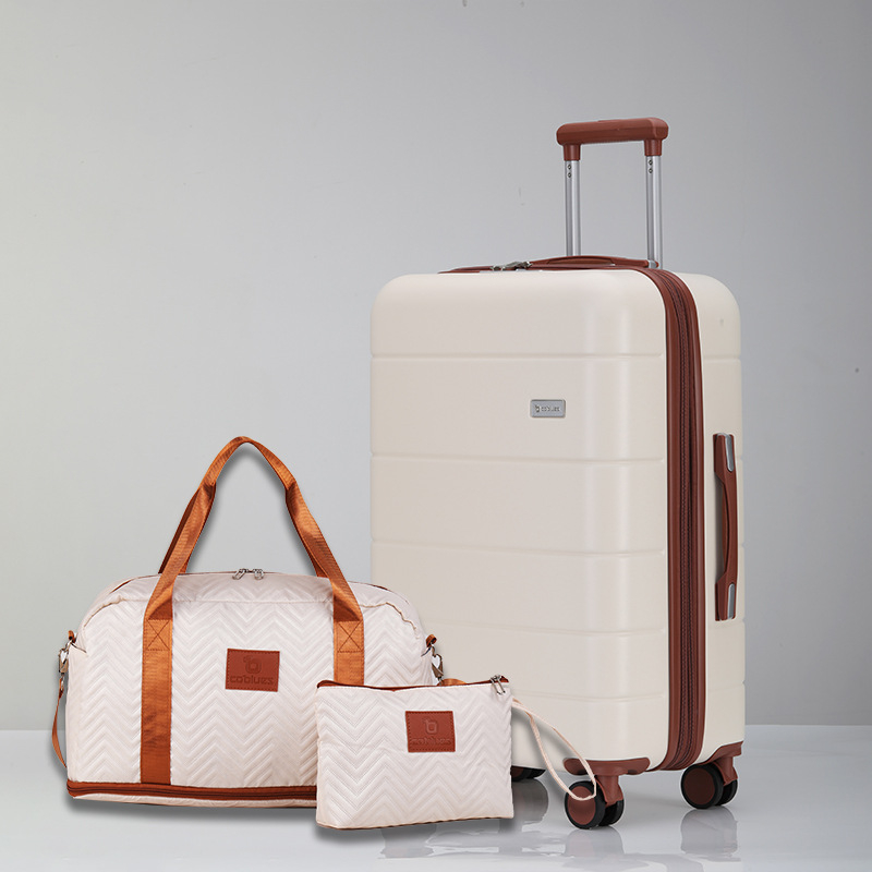 Valiză de mari capacitate ABS-PC, blocare TSA cu cod, roți universale, separare uscat-umed, suport pentru telefon, extensie