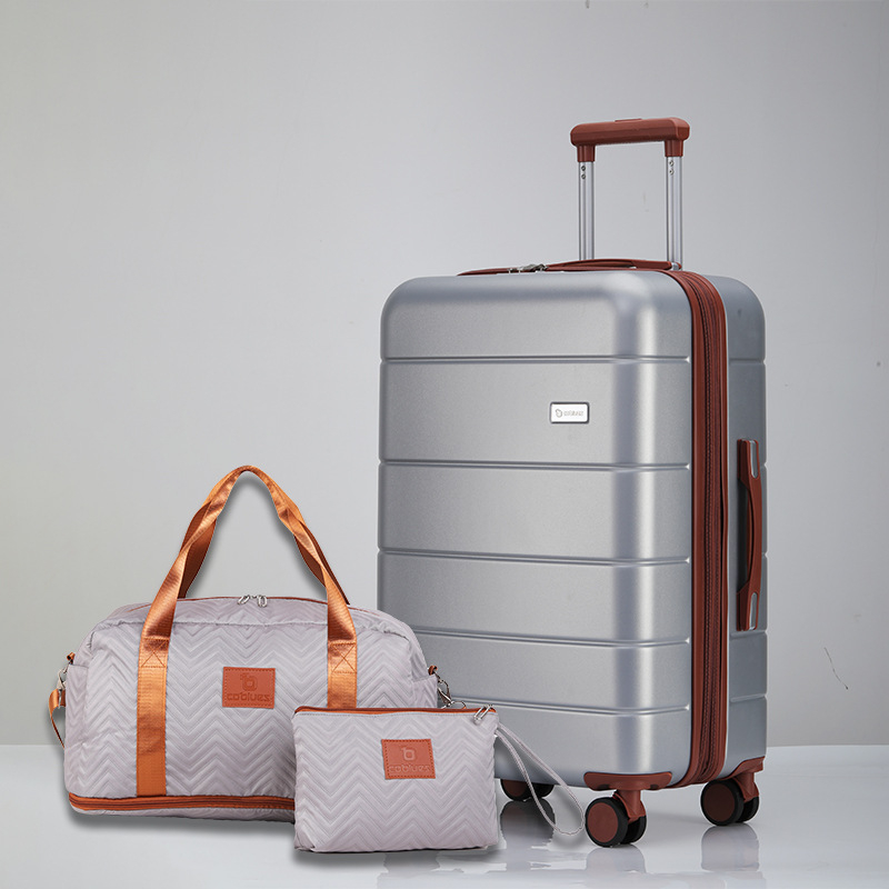 Valiză de mari capacitate ABS-PC, blocare TSA cu cod, roți universale, separare uscat-umed, suport pentru telefon, extensie