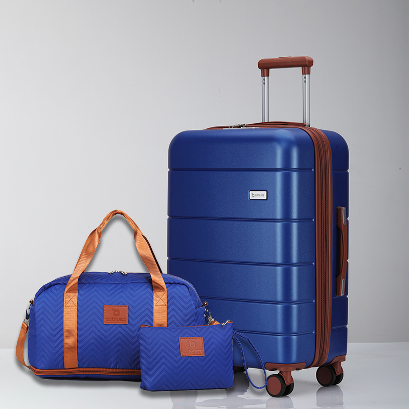 Valiză de mari capacitate ABS-PC, blocare TSA cu cod, roți universale, separare uscat-umed, suport pentru telefon, extensie