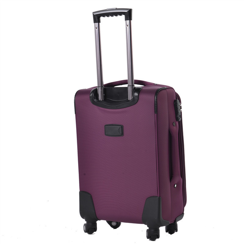 Üzleti vízálló görgős utazótáska Oxford anyagból, logó testreszabás, cipzáros nyitás, 3 kg, univerzális kerekek