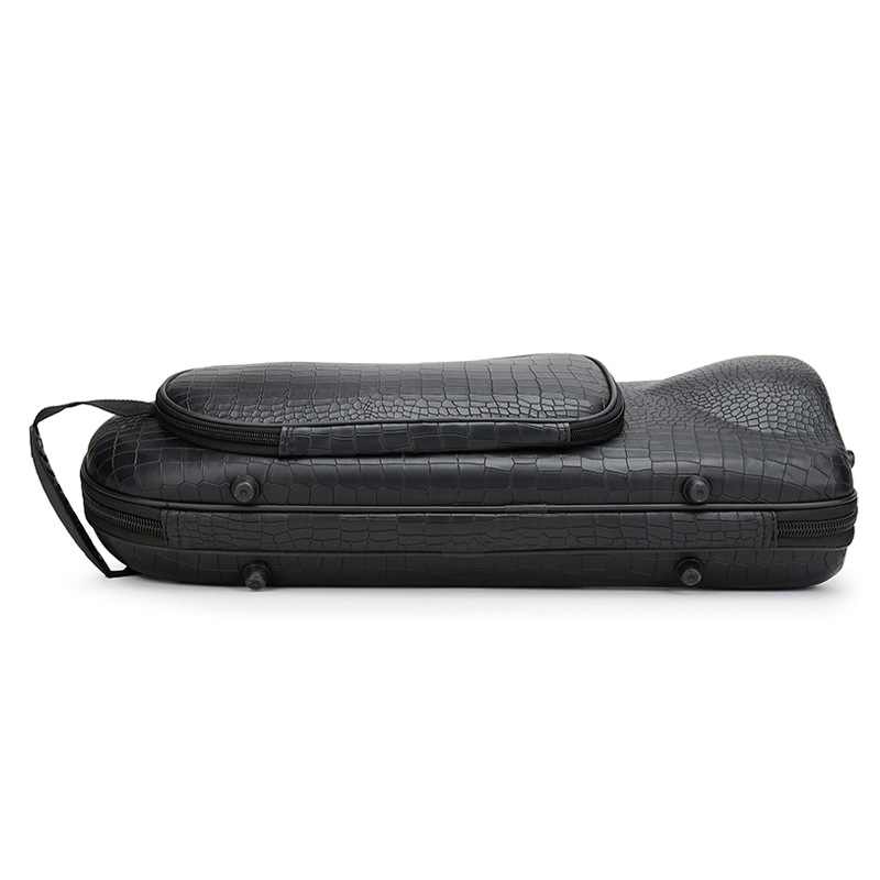 Тромпетова чанта за инструмент — лека формована кутия, Crocodile/Oxford плат, марка YUEDONG, подплата полиестер–памук, Унисекс, извити презрамки за рамо, Зима 2023