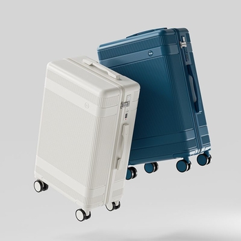 Uniszex bőrönd univerzális kerekekkel, többfunkciós, cipzáros nyitás, selyemvirág mintás anyag, bélés PC, kombinációs zár, utazótáska mamának és gyermeknek