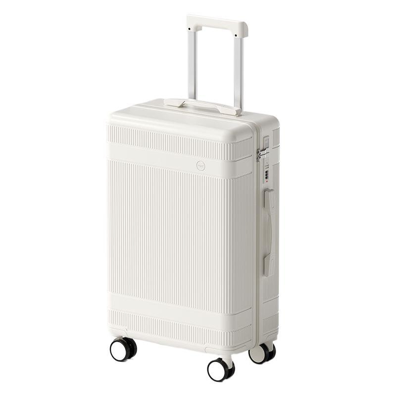 Uniszex bőrönd univerzális kerekekkel, többfunkciós, cipzáros nyitás, selyemvirág mintás anyag, bélés PC, kombinációs zár, utazótáska mamának és gyermeknek