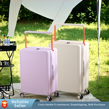 Αποσκευές με μπροστινό άνοιγμα, ABS+PC, TSA συνδυαστικό κλείδωμα, μεγάλος εσωτερικός χώρος με διαχωρισμό στεγνών-υγρών και ανεξάρτητο μπροστινό διαμέρισμα, πανίσχυροι τροχοί