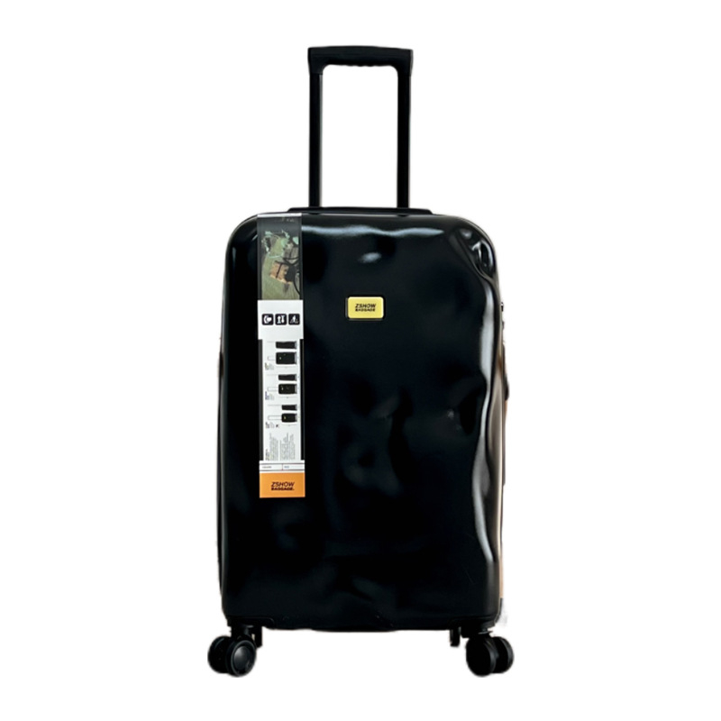 Куфар за пътуване с колела тип самолет, ABS+PC, ципово отваряне, 3 кг, водоустойчив, обикновена комбинирана брава