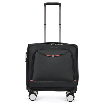 Valiză de voiaj cu roți universale, lacăt TSA cu combinație, exterior din stofă Oxford, extensibilă, 3,1 kg