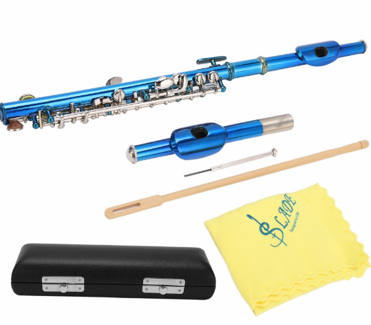 SLADE Пиколо 16 отвора, E ключ, C ключ, кожена кутия