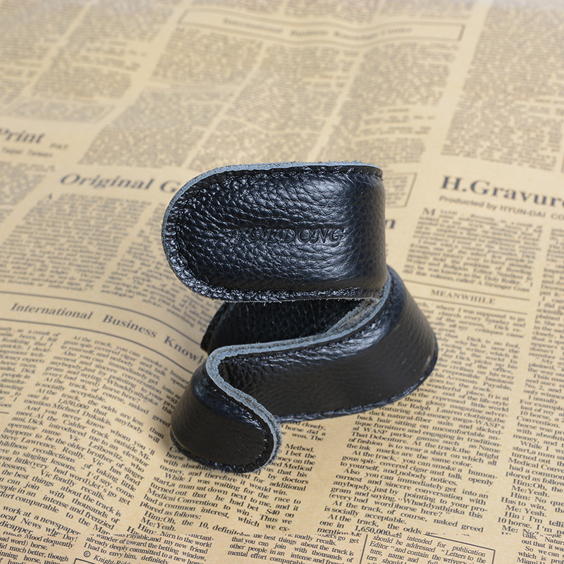 Trombon kézvédő, marhabőr, modell S-69, légáteresztő, zenei hangszeres gyakorláshoz