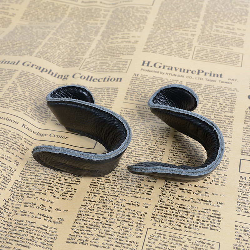 Trombon kézvédő, marhabőr, modell S-69, légáteresztő, zenei hangszeres gyakorláshoz