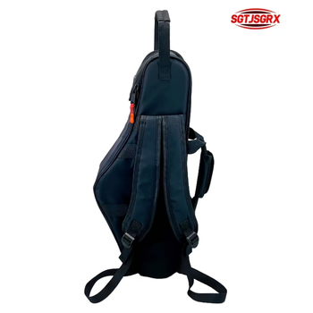 Чанта за саксофон — преносима, лека раница; полиестер; марка SGTJSGRX; презрамка с въздушна подложка