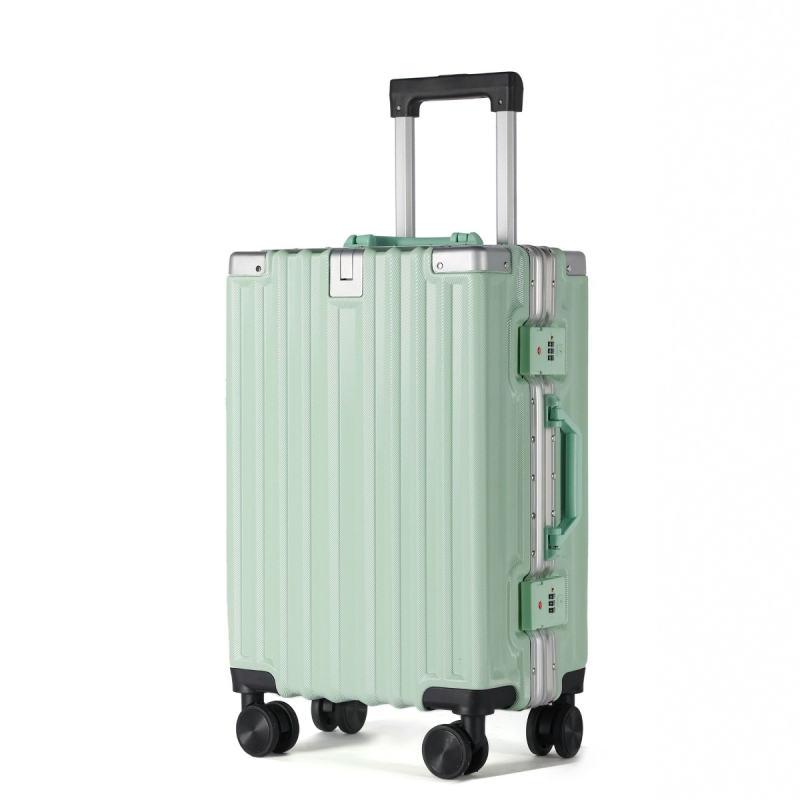 Valiză unisex de 20 inch ABS+PC cu extensie, roți universale, suport pentru ceașcă, greutate 3000 g