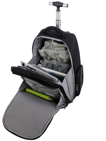 WeiShengDa 36-55L Oxford ύφασμα ρολλίνγκ σακίδιο για επιχειρηματικά ταξίδια – διαπνοή, αδιάβροχο, ανθεκτικό στη φθορά, αντι-σοκ – επαγγελματική μετακίνηση