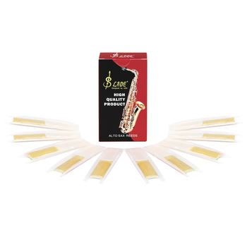 Saksofona reids RD81 ar neatkarīgu klipu, materiāls: reids, iepakojums: ABS klips + OPP maisiņš + kartona kārba, zīmols SLADE