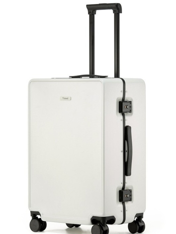 Βαλίτσα καμπίνας, unisex, από PC υλικό, TSA συνδυαστική κλειδαριά, θύρα USB, κυκλικοί τροχοί, διαχωρισμός στεγνό/βρεγμένο