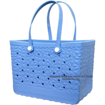 EVA раменна чанта за плажа с дупков дизайн – персонализиран печат, дебелина 3.5 мм, плътност 35, мека и водоустойчива