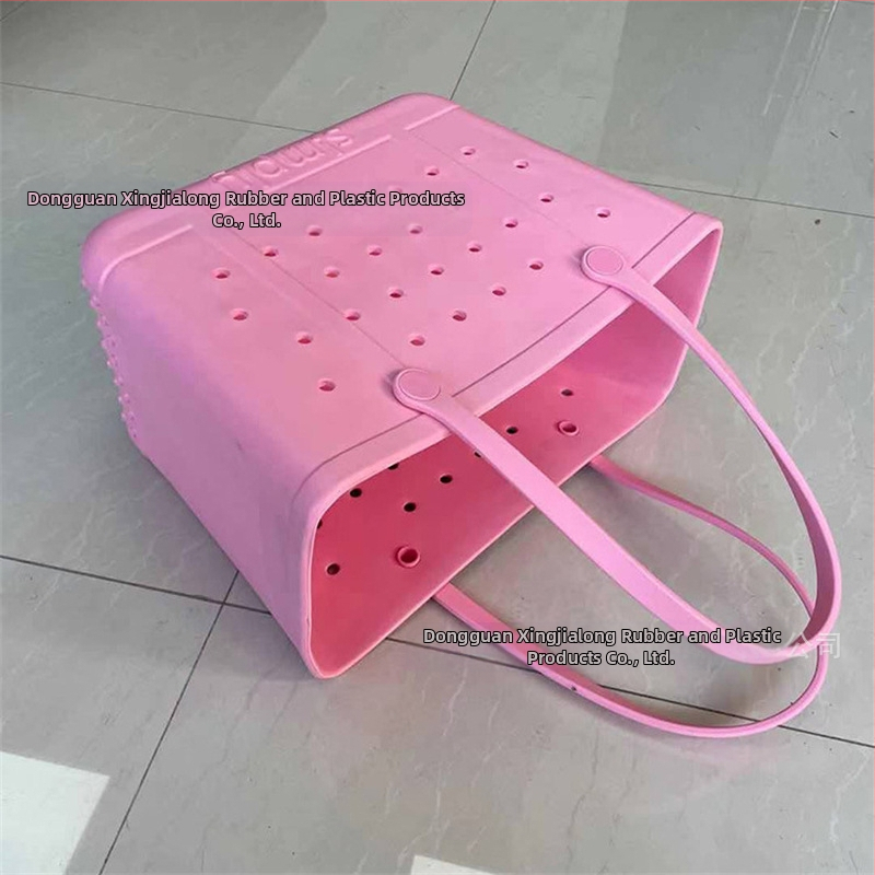 EVA раменна чанта за плажа с дупков дизайн – персонализиран печат, дебелина 3.5 мм, плътност 35, мека и водоустойчива