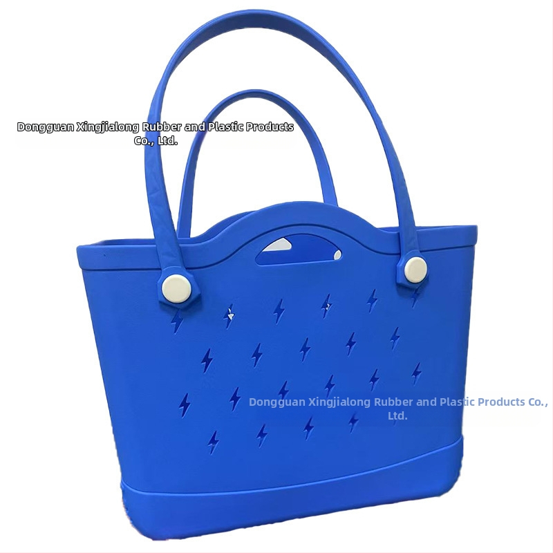 EVA раменна чанта за плажа с дупков дизайн – персонализиран печат, дебелина 3.5 мм, плътност 35, мека и водоустойчива