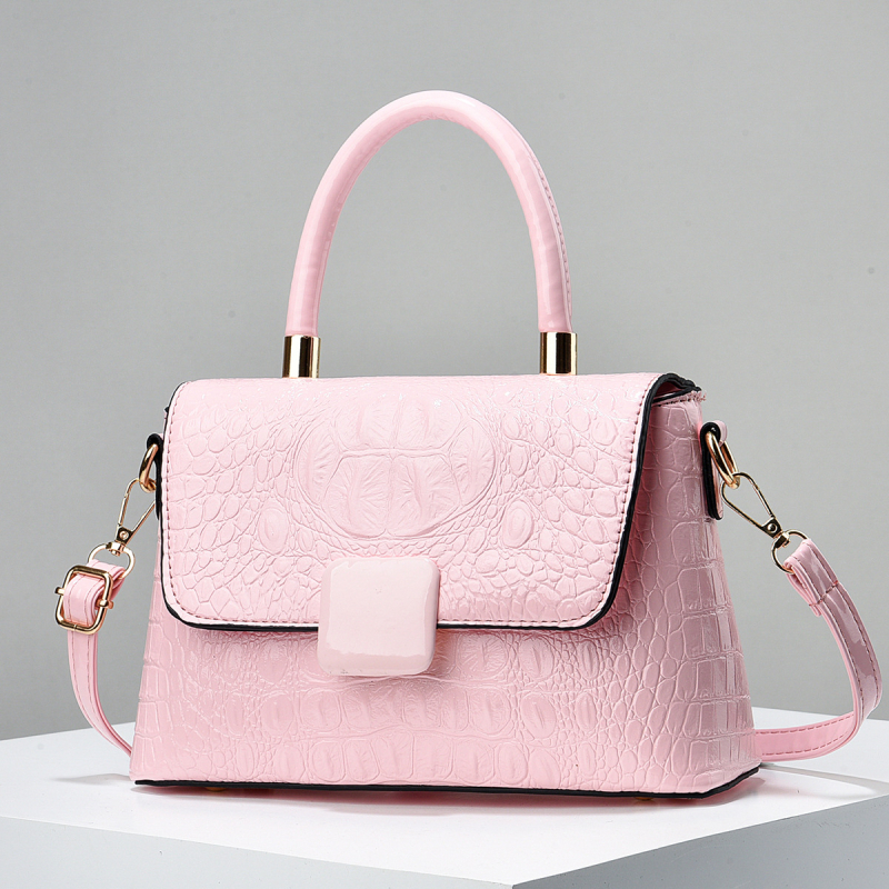 Geantă pentru mamă, stil Urban Simplicity, material PU, formă orizontal pătrată, închidere cu fermoar, buzunare pentru telefon și ID cu strat intermediar