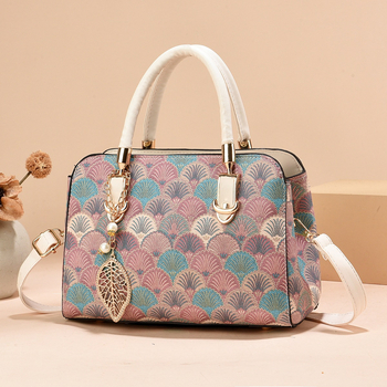 Shichen PU női kézitáska cipzárral és belső cipzáras zsebbel