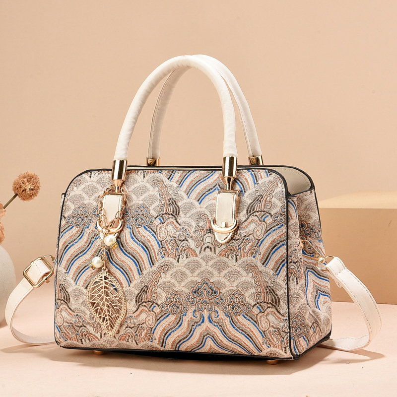 Shichen PU női kézitáska cipzárral és belső cipzáras zsebbel