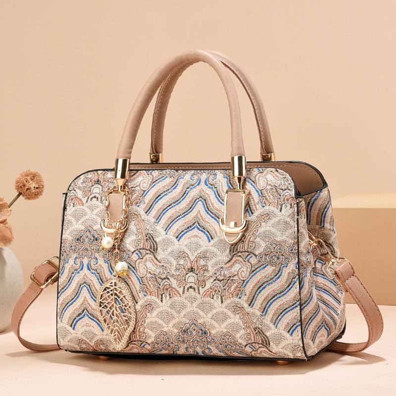 Shichen PU női kézitáska cipzárral és belső cipzáras zsebbel