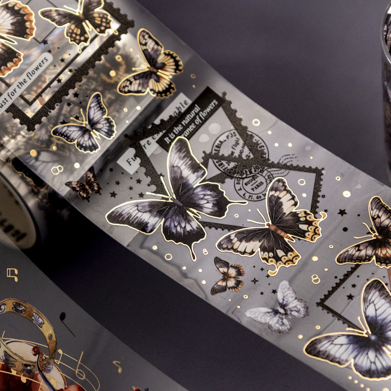 PET kraštovaizdžio juostelė – Nakties tema, Spauda (Prekės ženklas: Tomato Sauce Girl; Medžiaga: PET; Stilius: Kraštovaizdis; Tema: Naktis; Spaudos technika: Spausdinimas)