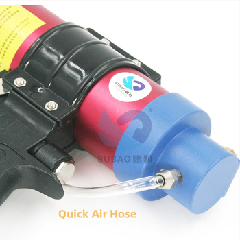 Пистолет за лепило, картридж 310 ml, пневматичен, регулируема скорост, модел Q3, SUBAO/Speed Leopard