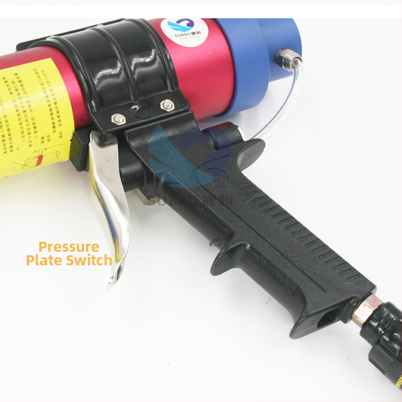 Пистолет за лепило, картридж 310 ml, пневматичен, регулируема скорост, модел Q3, SUBAO/Speed Leopard