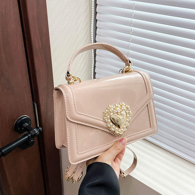 Midomika női táska, PU, Flap bag, vízszintes négyzetes forma, zárás fedél