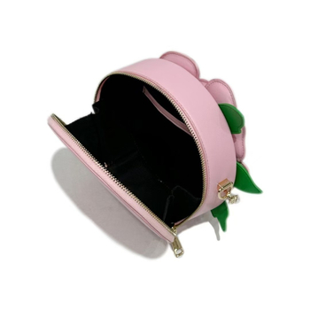 Geantă de umăr cu lanț, design în formă de roză – Stil urban simplu, Material PU, Formă orizontală pătrată, Închidere magnetică, Holy Heron