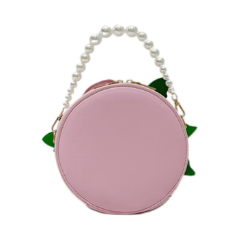Geantă de umăr cu lanț, design în formă de roză – Stil urban simplu, Material PU, Formă orizontală pătrată, Închidere magnetică, Holy Heron