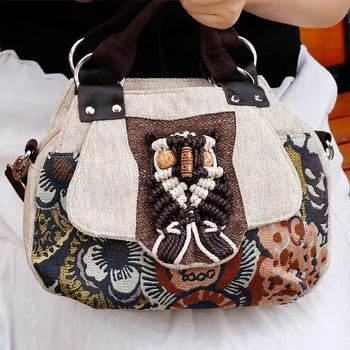 Zeyang corduroy keresztpántos válltáska — szőtt textúra, cipzáras zárás, kender bélés, szabadidőre és utazásokra