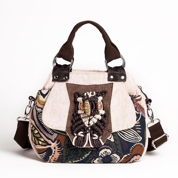 Zeyang corduroy keresztpántos válltáska — szőtt textúra, cipzáras zárás, kender bélés, szabadidőre és utazásokra