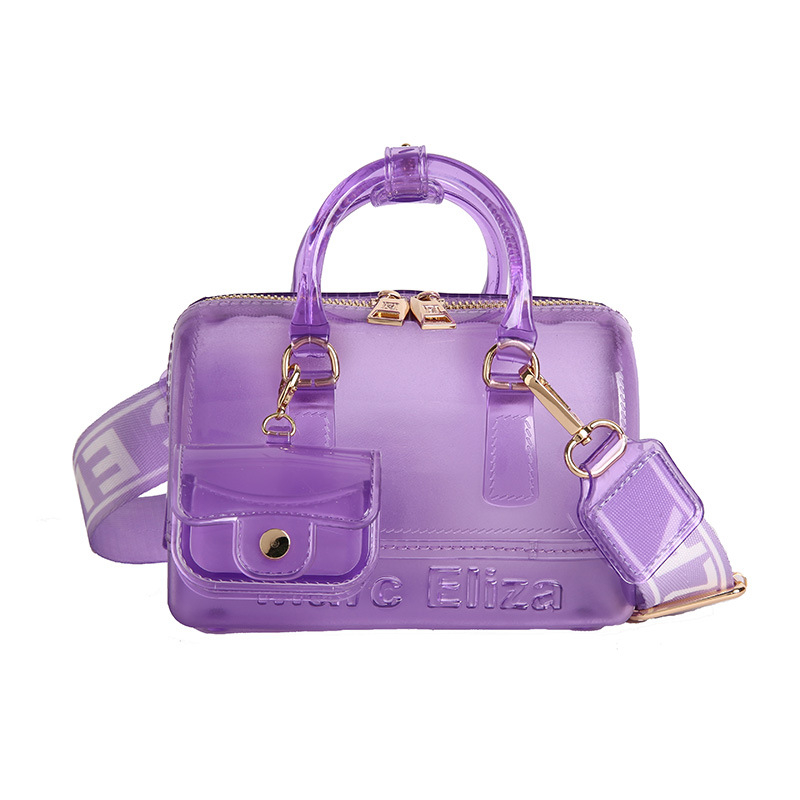 Чанта през рамо с една презрамка – силикон, малък квадратен формат, хоризонтална форма, цип, джоб за телефон